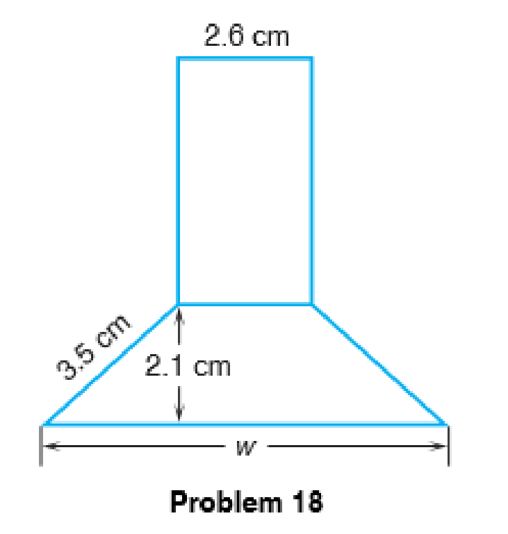 Chapter 10.1, Problem 18DE, Metalworking Find the length w in the casting shown in the figure. 