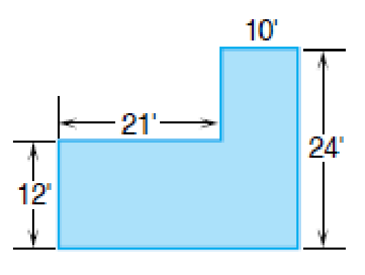 Chapter 8, Problem 7P, Solve practical problems involving area and perimeter of plane figures. Flooring and Carpeting If 
