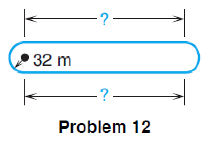 Chapter 8.4, Problem 12DE, Sports and Leisure If the radius of the semicircular ends of the track in the figure is 32 m, how 