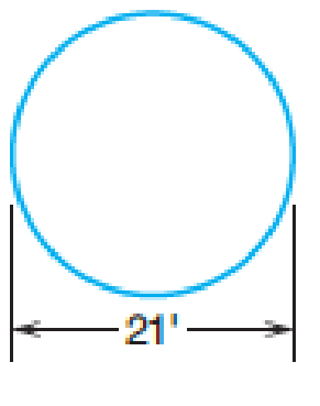Chapter 8.4, Problem 2BE, Find the circumference and area of each circle. Use the  key for  and round to the nearest tenth. 