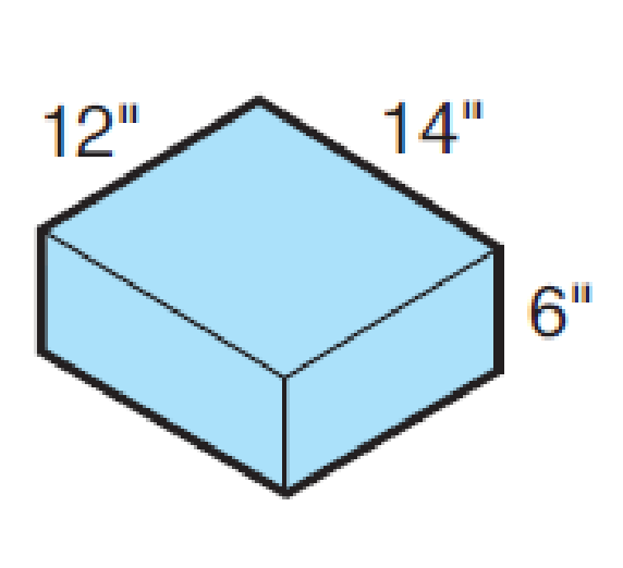 Chapter 9, Problem 16APS, Solve the following problems involving solid figures. Find (a) the total outside surface area and 