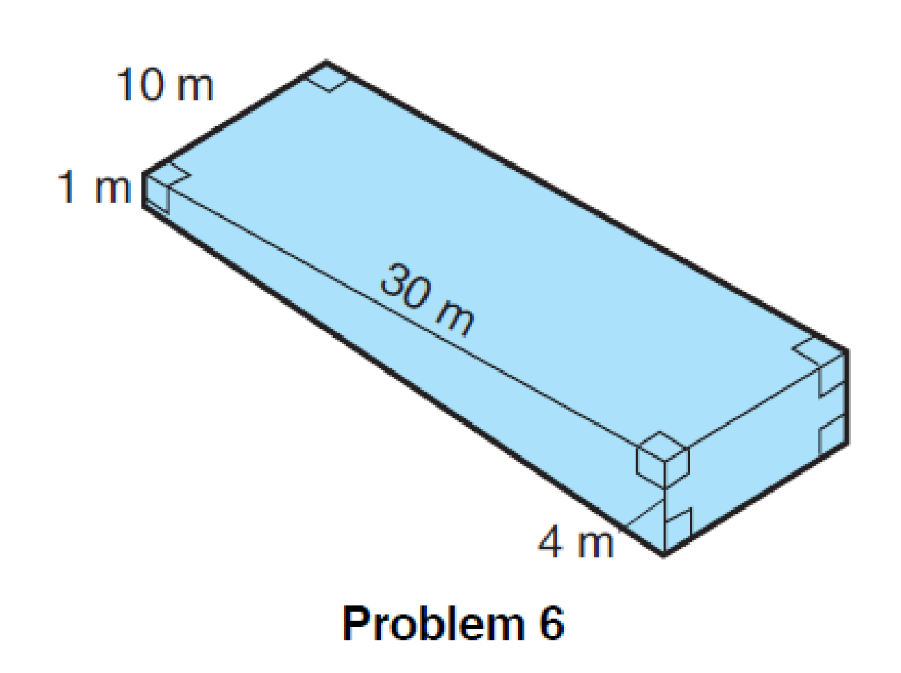 Chapter 9, Problem 6BPS, Practical Applications Construction A hole must be excavated for a swimming pool in the shape shown 