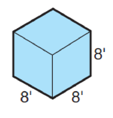 Chapter 9, Problem 9APS, Solve the following problems involving solid figures. Find (a) the total outside surface area and 