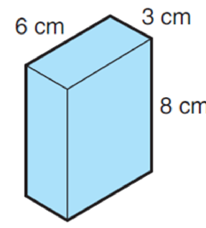 Chapter 9.1, Problem 7AE, Find the volume of each of the following right prisms. Round to the nearest tenth unless indicated 