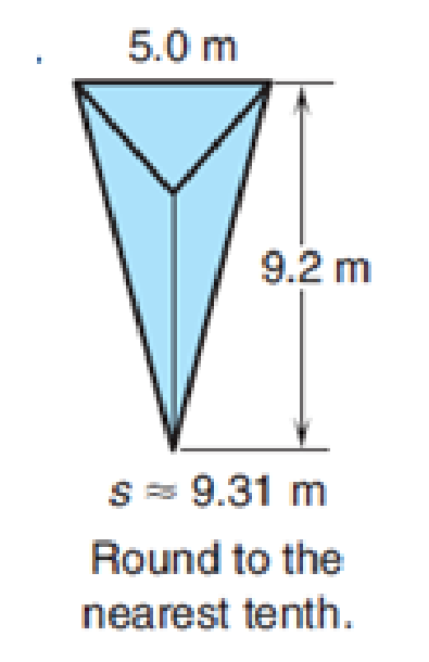 Chapter 9.2, Problem 1BE, Find the total outside surface area and volume of the following solid objects. If necessary, round 