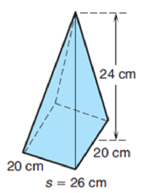 Chapter 9.2, Problem 2BE, Find the total outside surface area and volume of the following solid objects. If necessary, round 