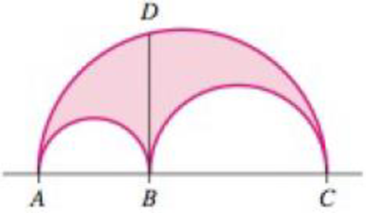Chapter 4.5, Problem 74E, The arbelos An arbelos is the region enclosed by three mutually tangent semicircles; it is the 