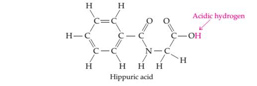 Chapter 16, Problem 16.97SP, Hippuric acid (HC9H8NO3) , found in horse urine, has pKa=3.62. Calculate the pH and the 