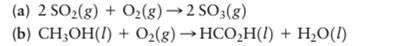 Chapter 18, Problem 18.95SP, Use the data in Appendix B to calculate Ho and So for each of the following reactions. From the 