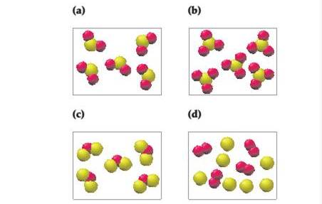 Chapter 2, Problem 2.38CP, If yellow spheres represent sulfur atoms and red spheresrepresent oxygen atoms, which of the 