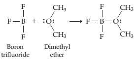 Chapter 7, Problem 7.104SP, Boron trifluoride reacts with dimethyl ether to form a compound with a coordinate covalent bond. 