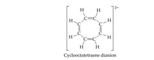 Chapter 8, Problem 8.115MP, Cyclooctatetraenedian ion, C8H82 , is an organic ion with the structure shown. Considering only the  