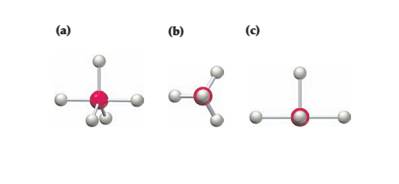 Chapter 8, Problem 8.28CP, What is the geometry around the central atom in each of the following molecular models? (There may 