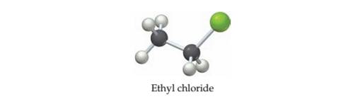 Chapter 9, Problem 9.144MP, Ethyl chloride ( C2H5CI ), a substance used as a topical anesthetic, is prepared by reaction of 