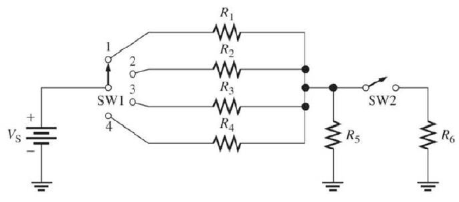 Chapter 2, Problem 38PQ, Through which resistor in Figure 269 is there always current, regardless of the position of the 