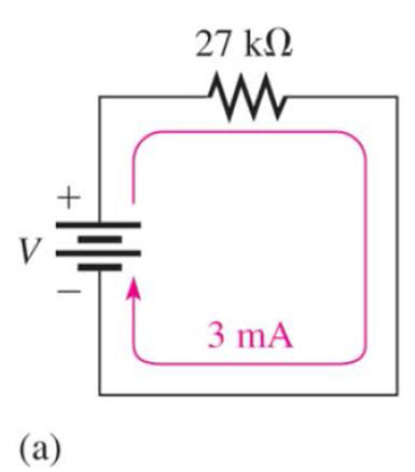 Chapter 3, Problem 32P, Assign a voltage value to each source in the circuits of Figure 3-26 to obtain the indicated amounts , example  1