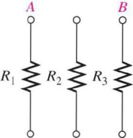 Chapter 5, Problem 1P, Connect each set of resistors in Figure 563 in series between points A and B. Figure 563 , example  2