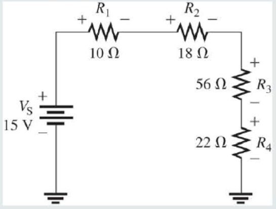 Chapter 5, Problem 20RP, What is the power in the circuit of Figure 5-48 if VS is increased to 30 V? FIGURE 5-48 