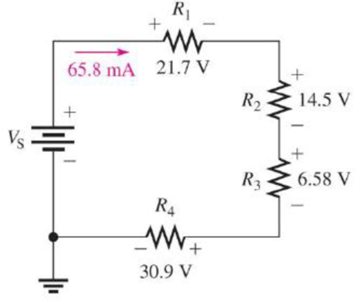 Chapter 5, Problem 23P, What is the value of each resistor in Figure 571? Figure 571 