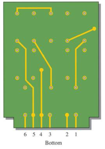 Chapter 5, Problem 63P, Table 52 shows the results of resistance measurements on the PC board in Figure 591. Are these , example  2