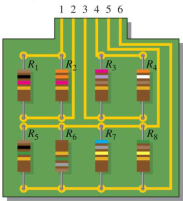 Chapter 6, Problem 15CDQ, Refer to Figure 6-83 If R7 opens, the resistance between pins 5 and 6 1. increases 2. decreases 3. 