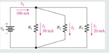 Chapter 6, Problem 5RP, Determine IT and I2 if a fourth branch is added to the circuit in Figure 6-16 and it has 12 mA 