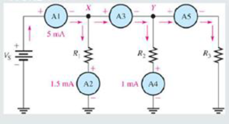 Chapter 6, Problem 6RP, How much current will an ammeter measure when it is placed in the circuit right below R3 in Figure 