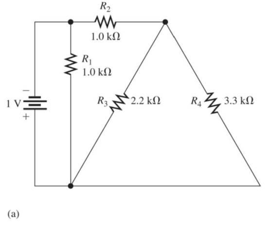 Chapter 7, Problem 4P, For each circuit in Figure 7-62, identify the series and parallel relationships of the resistors , example  1