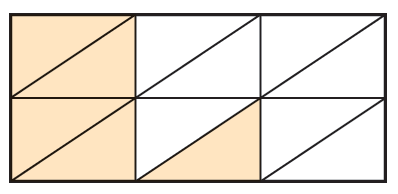 Chapter 2.1, Problem 24ES, Write a fraction to represent the shaded part of each.


 