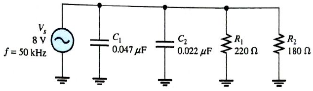 Chapter 10, Problem 19P, For the parallel circuit in Figure 10-79, find each branch current and the total current. What is 