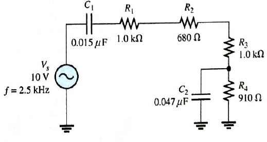 Chapter 10, Problem 44P, Draw the voltage and current phasor diagram for Figure 10-89. 