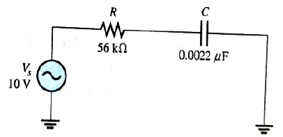 Chapter 10, Problem 5P, For the circuit of Figure 10-69, determine the impedance for each of the following frequencies: 