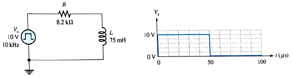 Chapter 11, Problem 16P, In Figure 11-45, calculate the current at each of the following times. Assume an indeal inductor and 