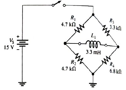 Chapter 11, Problem 22P, Determine the time constant for the circuit in Figure 11-47. 