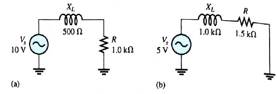 Chapter 12, Problem 3P, Find the impedance of each circuit in Figure 12-50. 