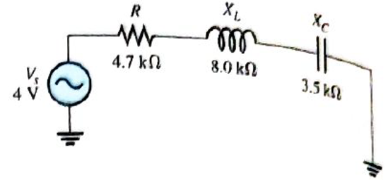 Chapter 13, Problem 3P, If the frequency of the source voltage in Figure 13-66 is doubled from the value that produces the 