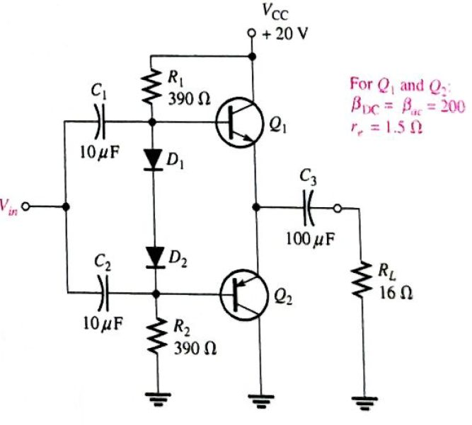 Chapter 17, Problem 25P, Determine the maximum peak output voltage and peak load current for the circuit in Figure 17-78. 