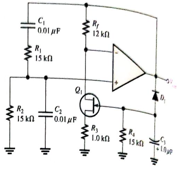 Chapter 19, Problem 15P, Find the frequency of oscillation for the Wien-bridge oscillator in Figure 19-66 