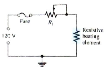 Chapter 3, Problem 65P, The rheostat in Figure 3-36 is used to control the current to a heating element. When the rheostat 