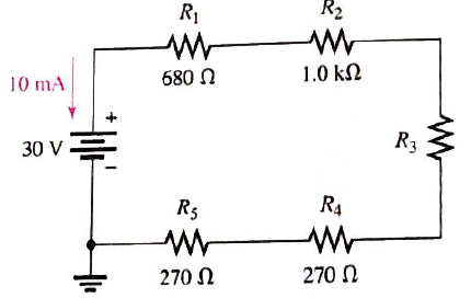 Chapter 4, Problem 39P, Determine the unknown resistance (R3) in the circuit of Figure 4-80. 