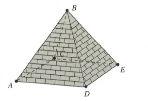 Chapter 11.1A, Problem 8A, Assessment Use the following drawing of one of the Great Pyramids of Egypt with square base to find 
