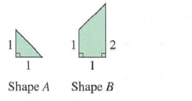 Chapter 11.2, Problem 1NAEP, Which of the following figures can be formed by placing shape A adjacent to shape B so that they , example  1