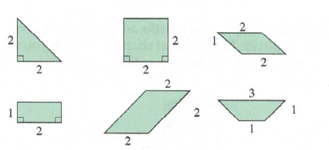 Chapter 11.2, Problem 1NAEP, Which of the following figures can be formed by placing shape A adjacent to shape B so that they , example  2