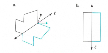 Chapter 11.2A, Problem 14A, In each of the following figures, complete the sketches so that they have line symmetry about l. 