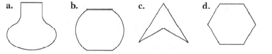 Chapter 11.2B, Problem 1A, ASSESSMENT Which of the following figures are convex and which are concave? Why? 