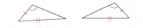 Chapter 12.1, Problem 20MC, Joel claims that the following triangles are congruent by SAS. How do you respond? 