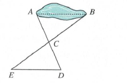 Chapter 12.3, Problem 13MC, Mathematical Connections In the following figure, ABED and BCCE. Explain why DE=AB. 