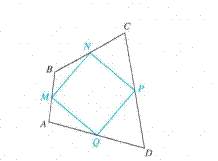 Chapter 12.4A, Problem 21A, The midpoints M,N,P,Q of the sides of a quadrilateral ABCD have been connected and an interior 