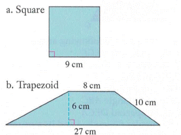 Chapter 14.2B, Problem 11A, Find the area of each of the following quadrilaterals: 