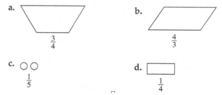 Chapter 6.1B, Problem 6A, Each model below represents the given fraction. Draw a model that represents the whole in each case. 